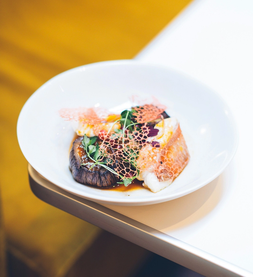 Assiette gastronomique aux Menuires